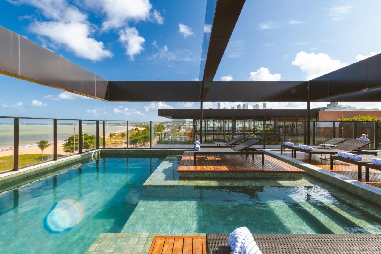 João Pessoa Ba'Ra Hotel מראה חיצוני תמונה Rooftop pool at the hotel