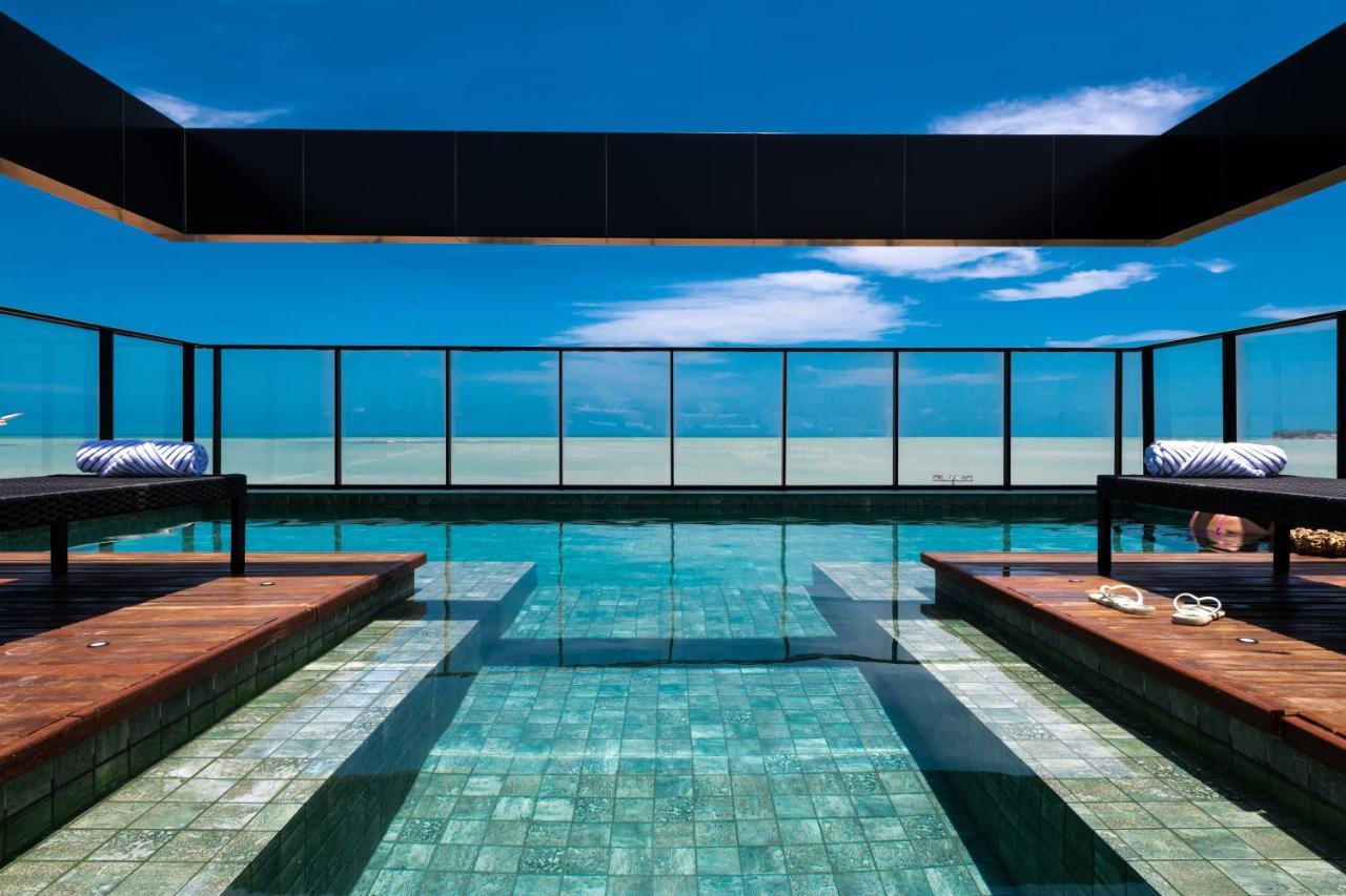 João Pessoa Ba'Ra Hotel מראה חיצוני תמונה The rooftop pool at the hotel