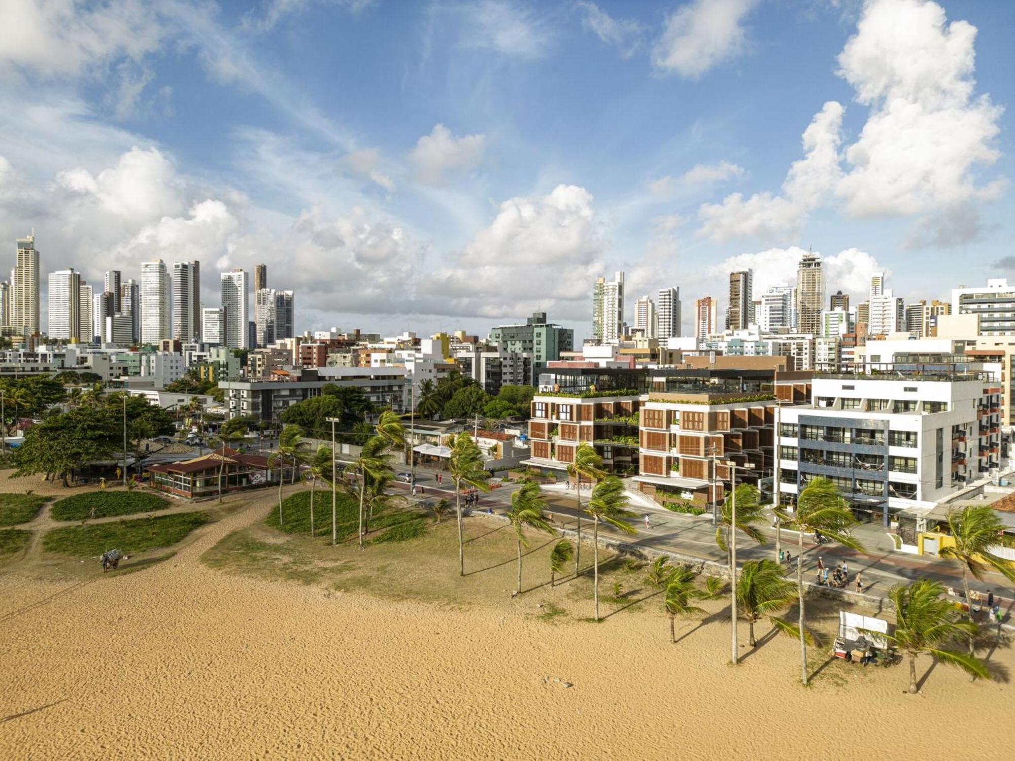 João Pessoa Ba'Ra Hotel מראה חיצוני תמונה Aerial view of the new city of Fortaleza